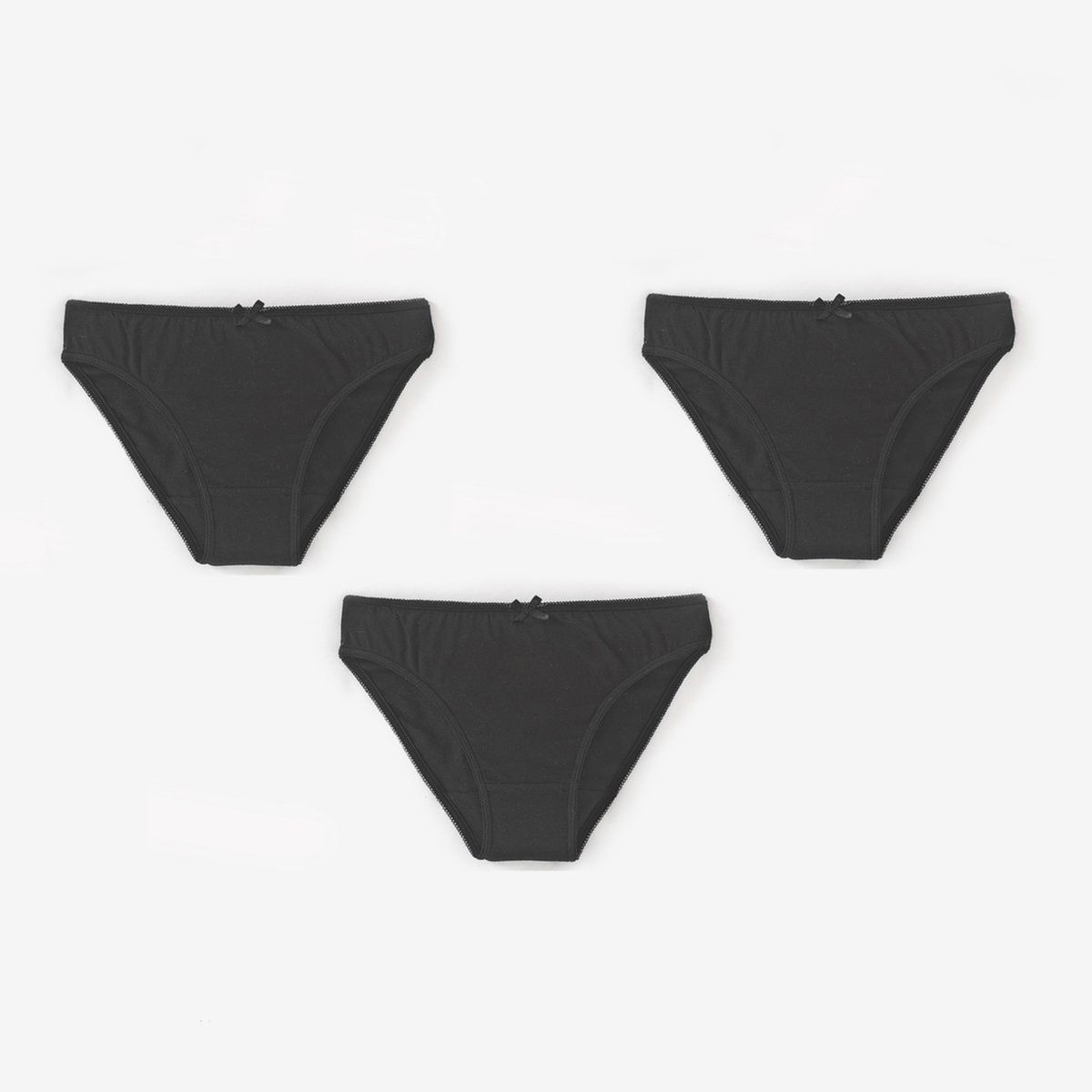Slips en coton extensible (lot de 3)