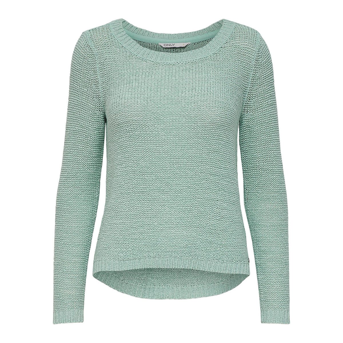 Пуловер ONLY С вырезом-лодочкой из тонкого трикотажа XL зеленый, размер XL - фото 3