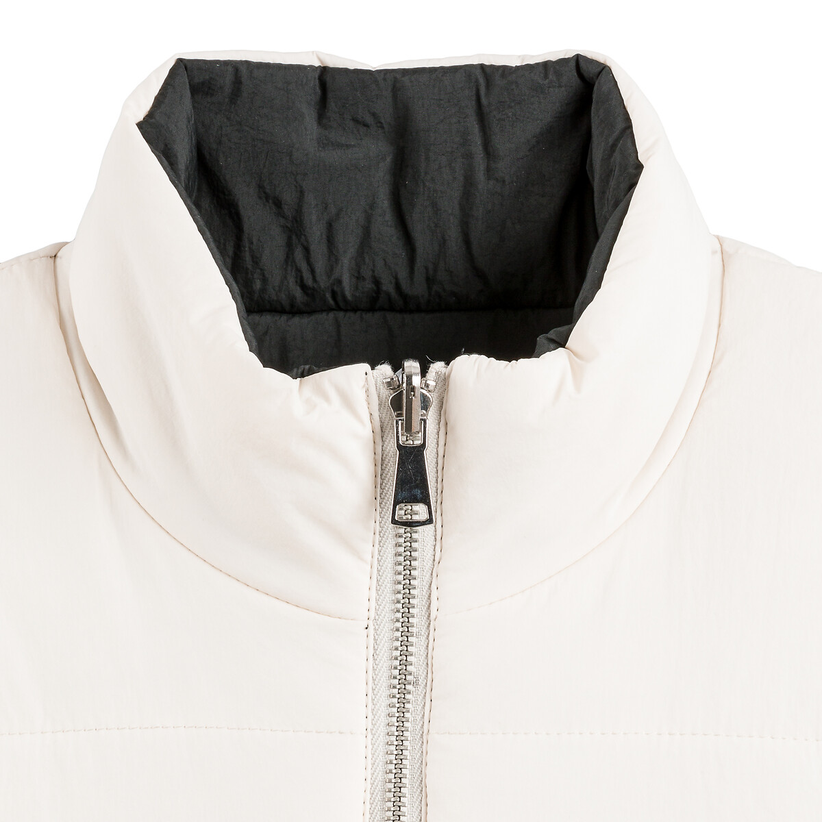 Куртка Стеганая без рукавов двусторонняя  XXS черный LaRedoute, размер XXS - фото 5