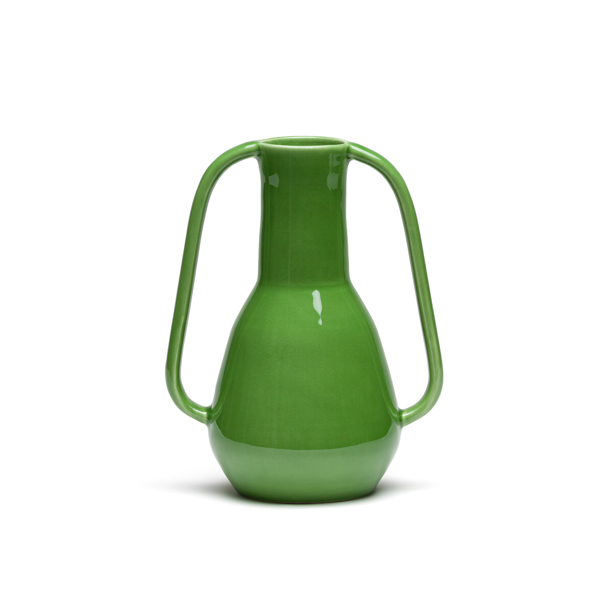 ваза из керамики рифленая в26 см liso единый размер серый Ваза из керамики В24 см Tivano единый размер зеленый