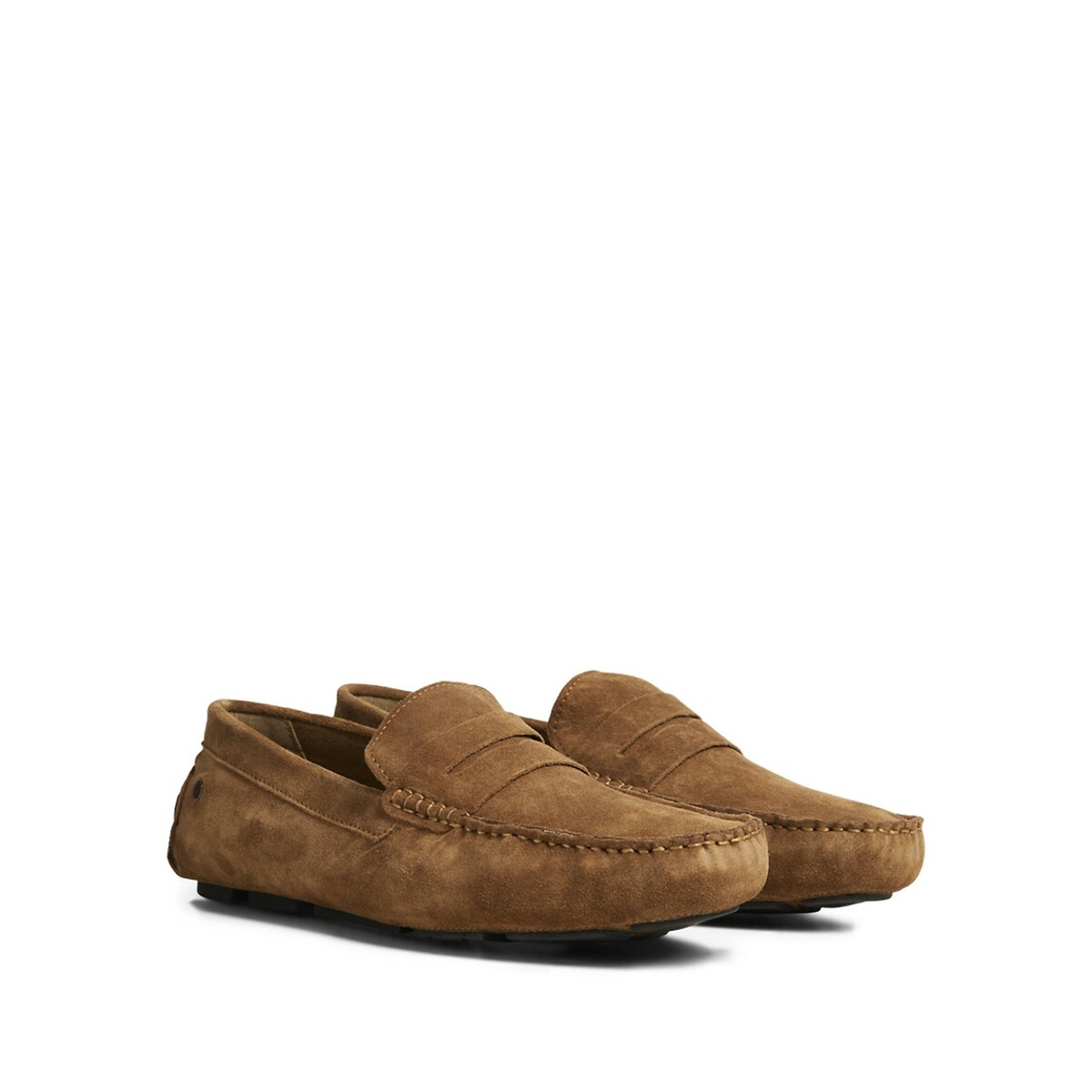 

Мокасины LaRedoute, Каштановый, Мокасины из замши Jfwjensen 42 каштановый