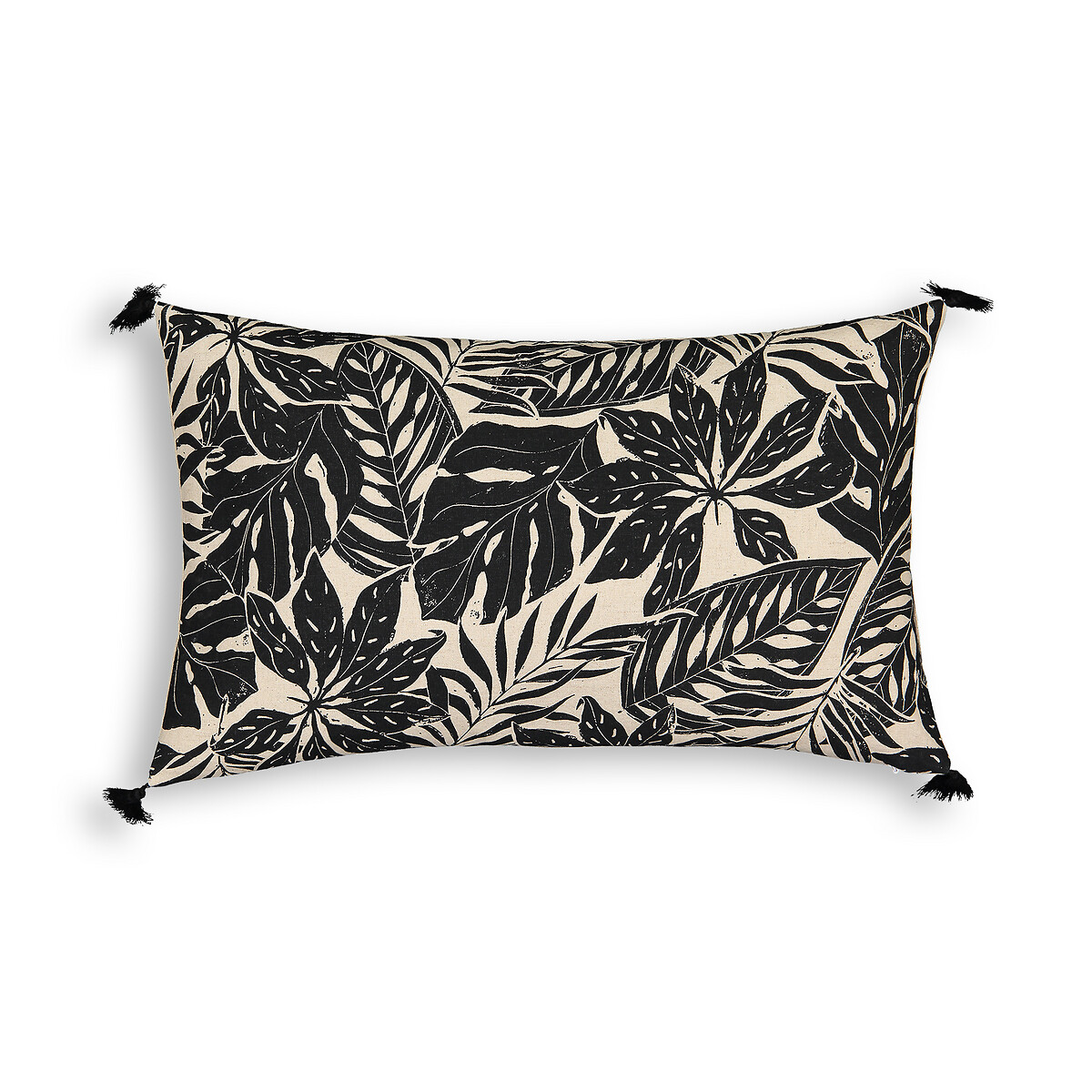 

Чехол LaRedoute, Черный, Для подушки из хлопка и льна Ficus 40 x 40 см черный