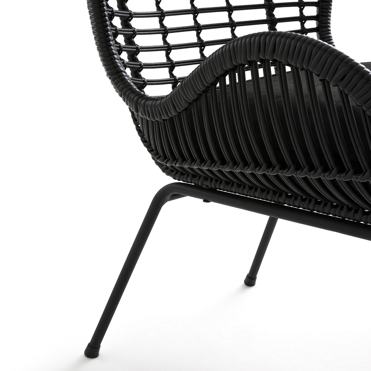 Кресло Садовое из металла и полимера Andy единый размер черный LaRedoute - фото 5