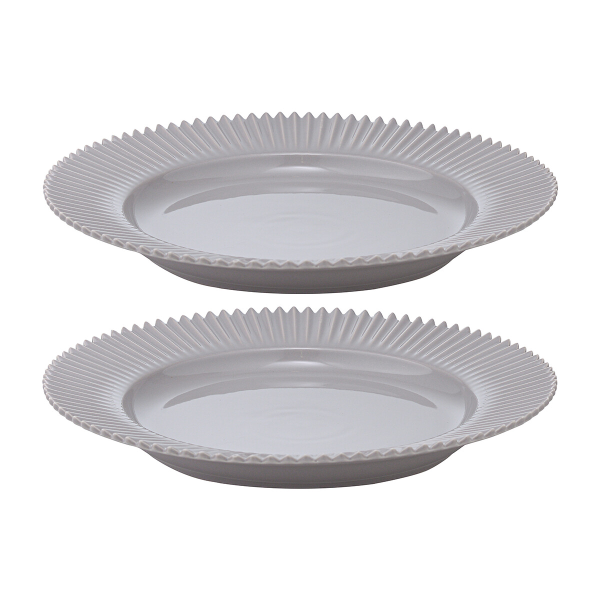 Набор Из двух тарелок темно-серого цвета из коллекции Edge 26см единый размер серый