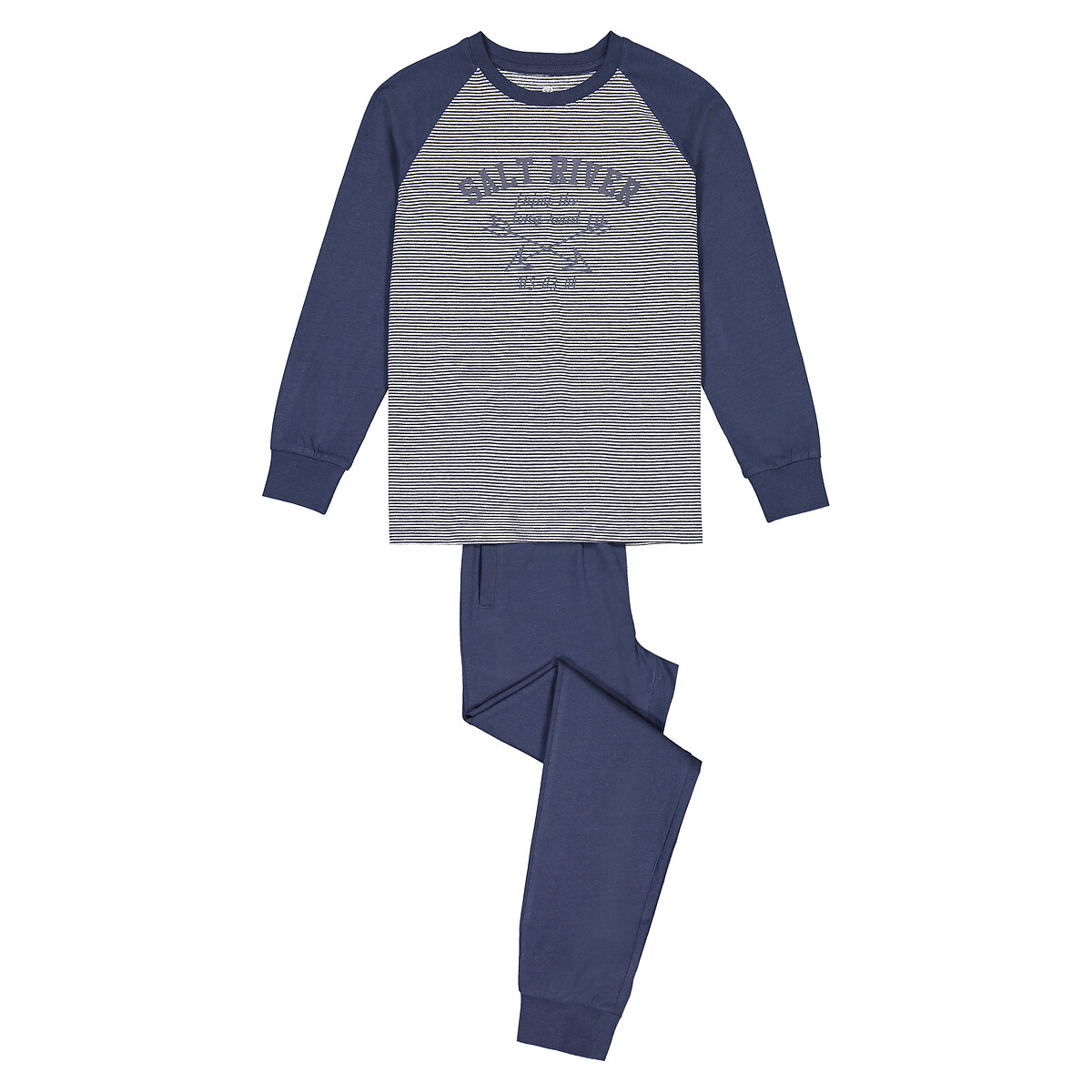 Пижама La Redoute Хлопковая  3 года - 94 см синий, размер 3 года - 94 см