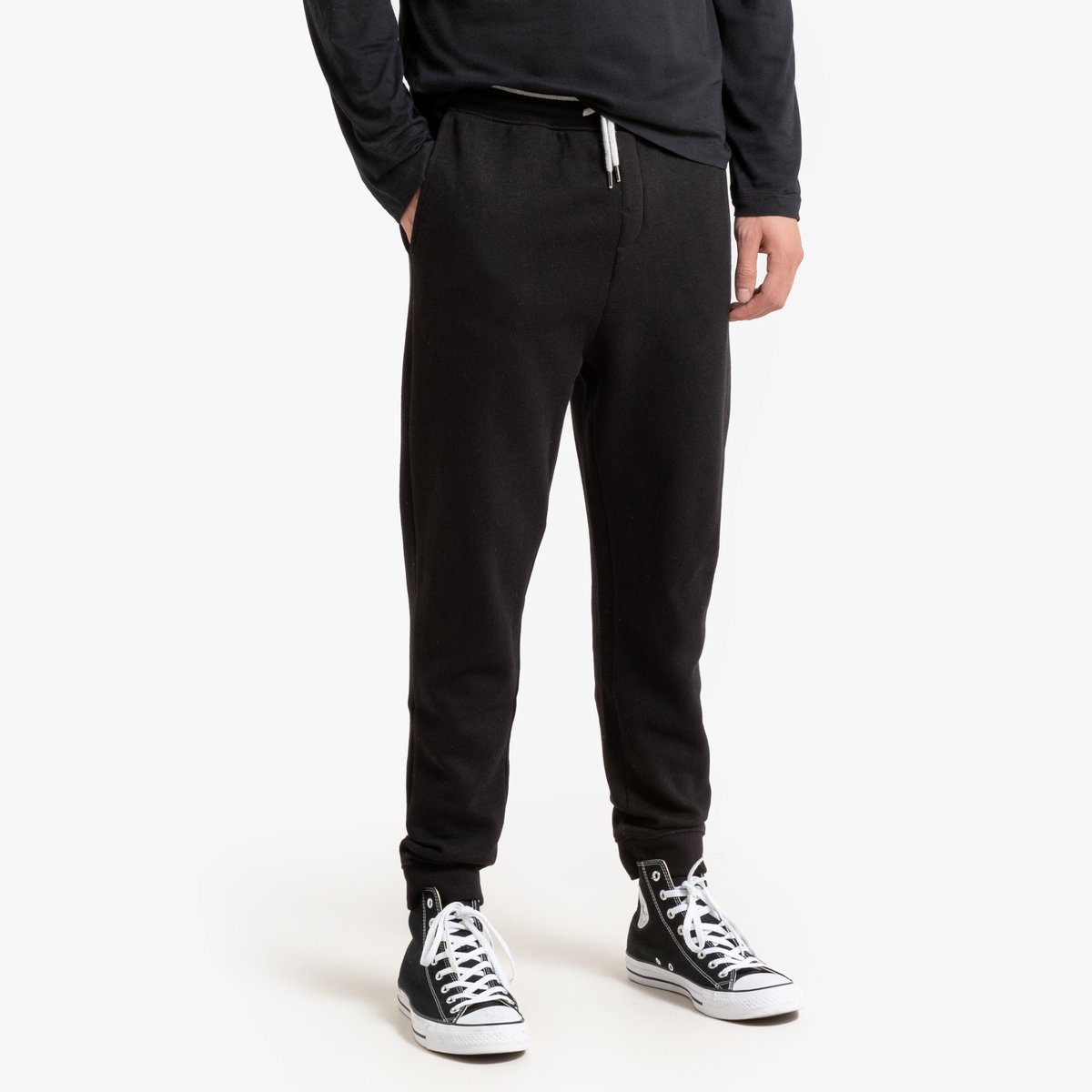 

Брюки La Redoute, Черный, Спортивные с эластичным поясом из мольтона Alban 36 (FR) - 42 (RUS) черный