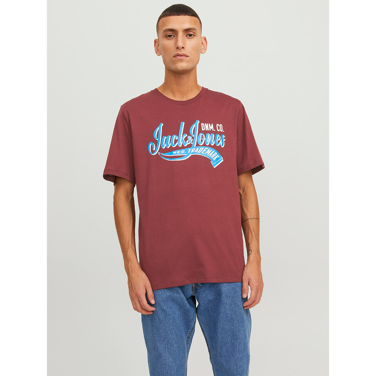 

Футболка LaRedoute, Красный, Футболка с круглым вырезом jjelogo S красный