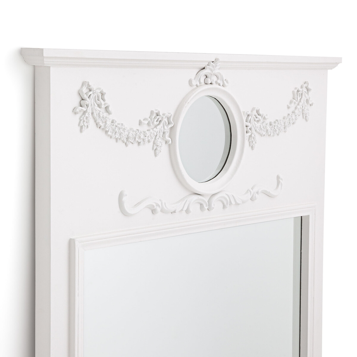Зеркало-трюмо Из дерева 117x75 см Trumori единый размер белый LaRedoute - фото 3