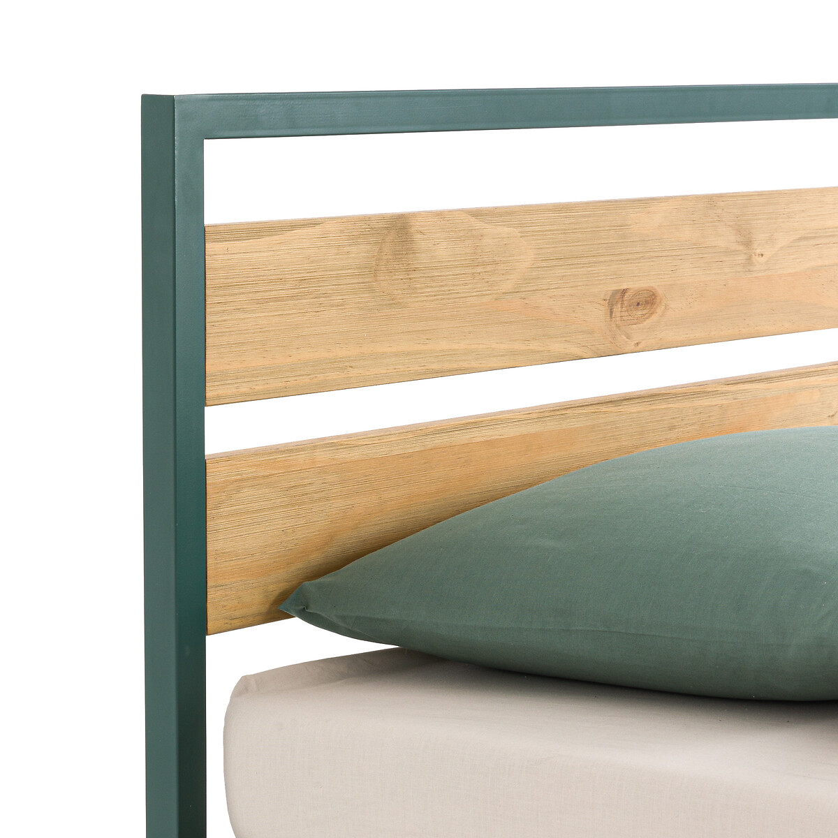 Кровать HIBA 90 x 190 см зеленый LaRedoute, размер 90 x 190 см - фото 4