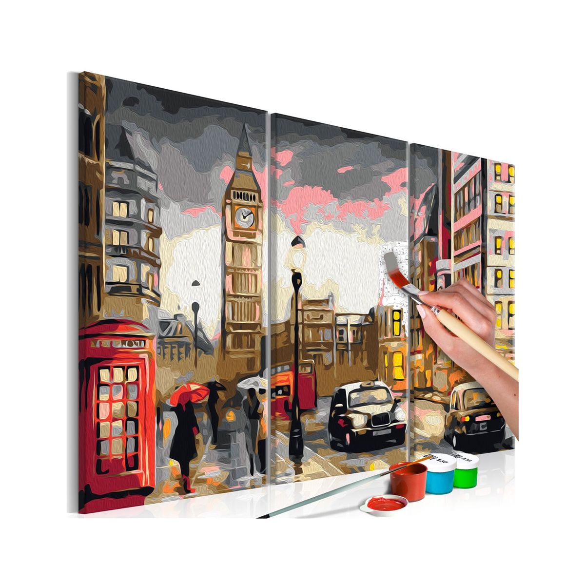 Tableau à peindre soi-même - Callejón de Londres