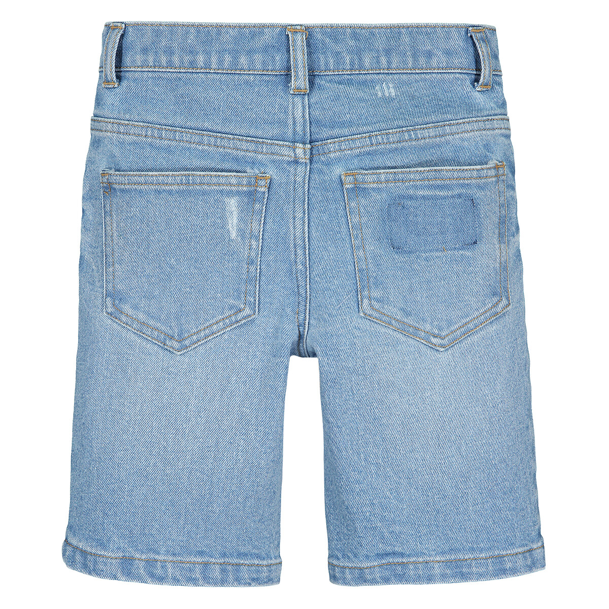 Бермуды LA REDOUTE COLLECTIONS Из джинсовой ткани 3-12 лет 3 синий, размер 3 - фото 4