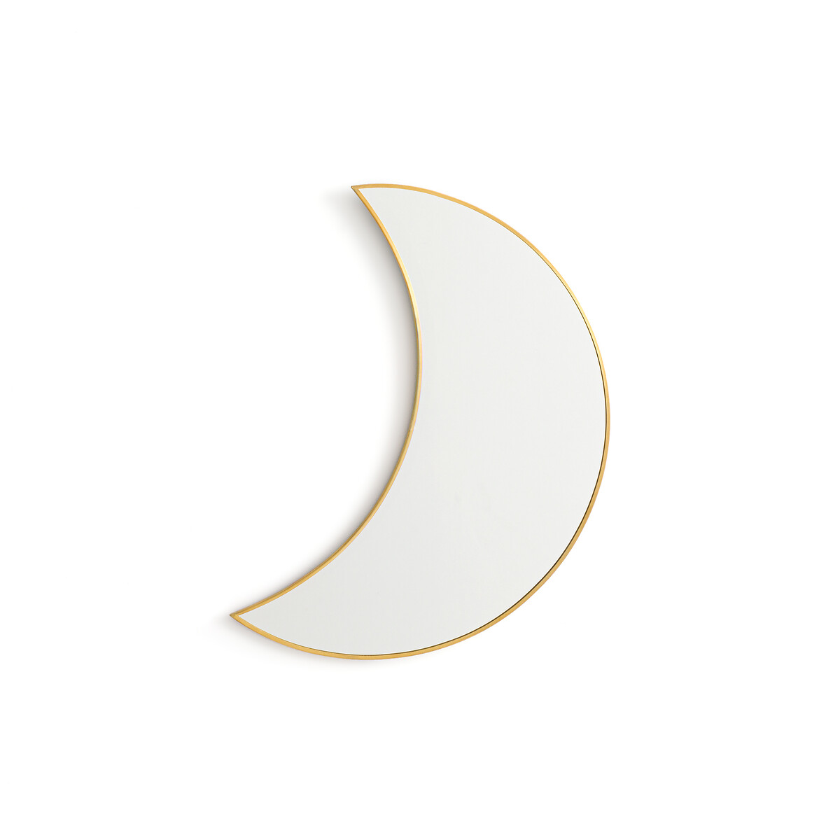 Зеркало В форме луны из латуни Uyova единый размер желтый LaRedoute - фото 2