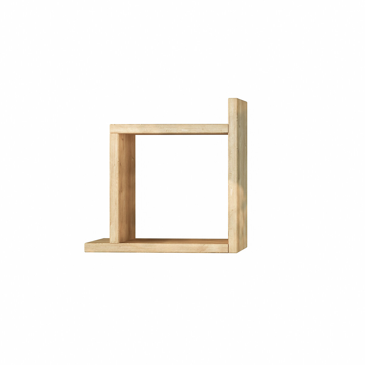 

Фигурная LaRedoute, Каштановый, Фигурная настенная полка BOX SHELF единый размер каштановый