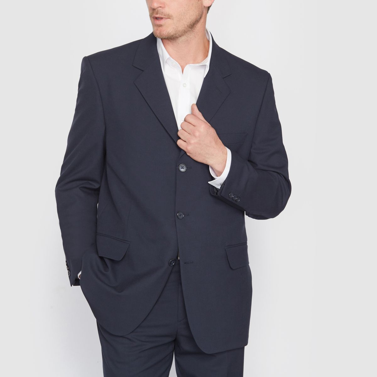 Veste de costume droite (moins de 1m76)