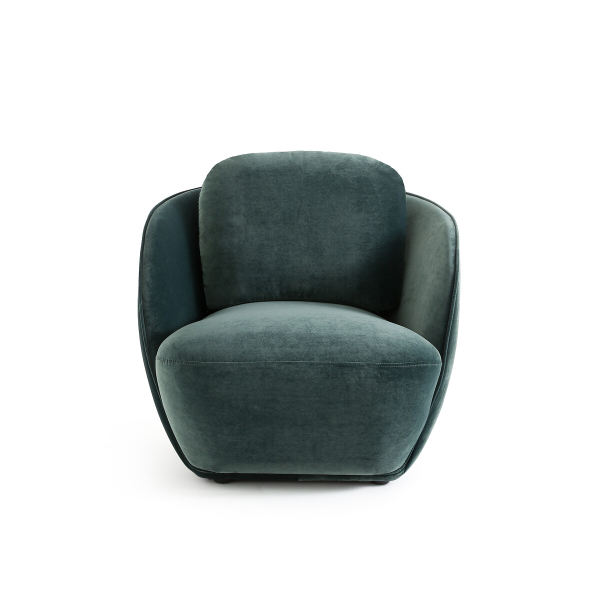 Кресло в форме шара из велюровой ткани Alpine  единый размер зеленый LaRedoute - фото 2