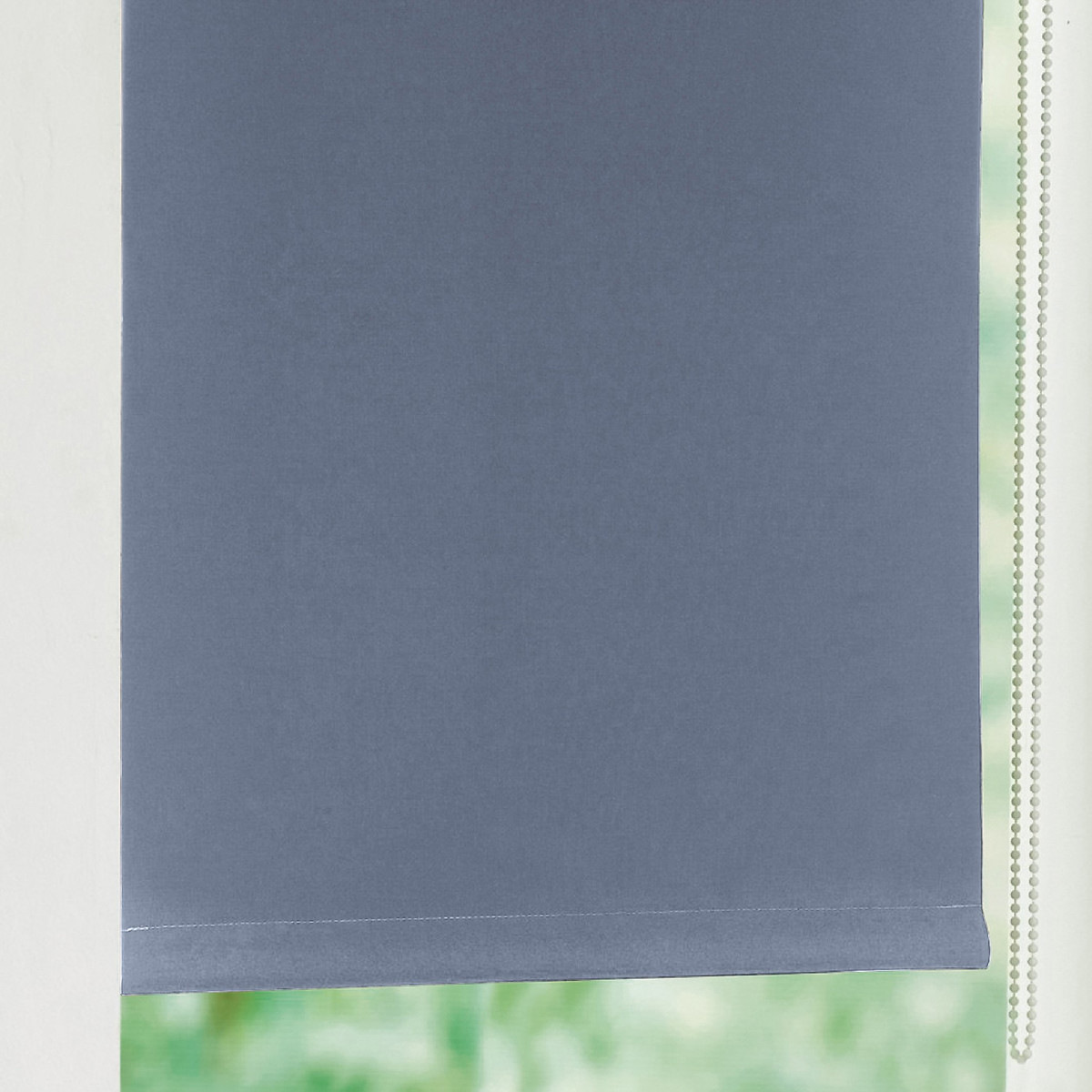 Штора La Redoute Затемняющая узкая Scenario 170 x 42 см синий, размер 170 x 42 см