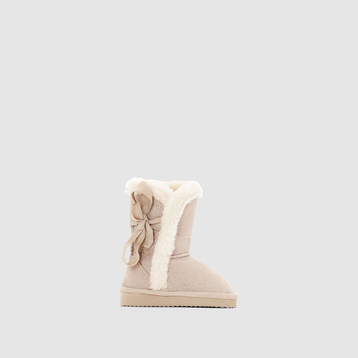 Bottes paillettées, fourrées