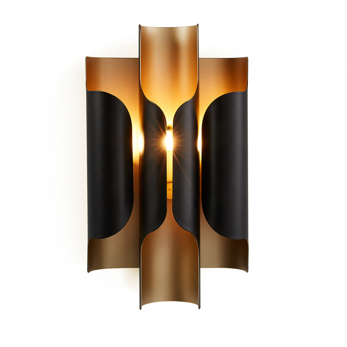 Светильник из металла Henrio единый размер черный светильник в форме арки из металла richy единый размер черный