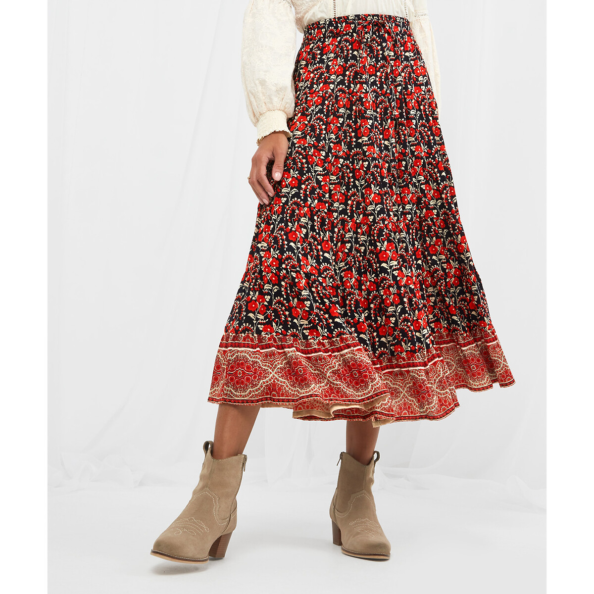 

Длинная LaRedoute, Красный, Длинная Юбка 40 (FR) - 46 (RUS) красный