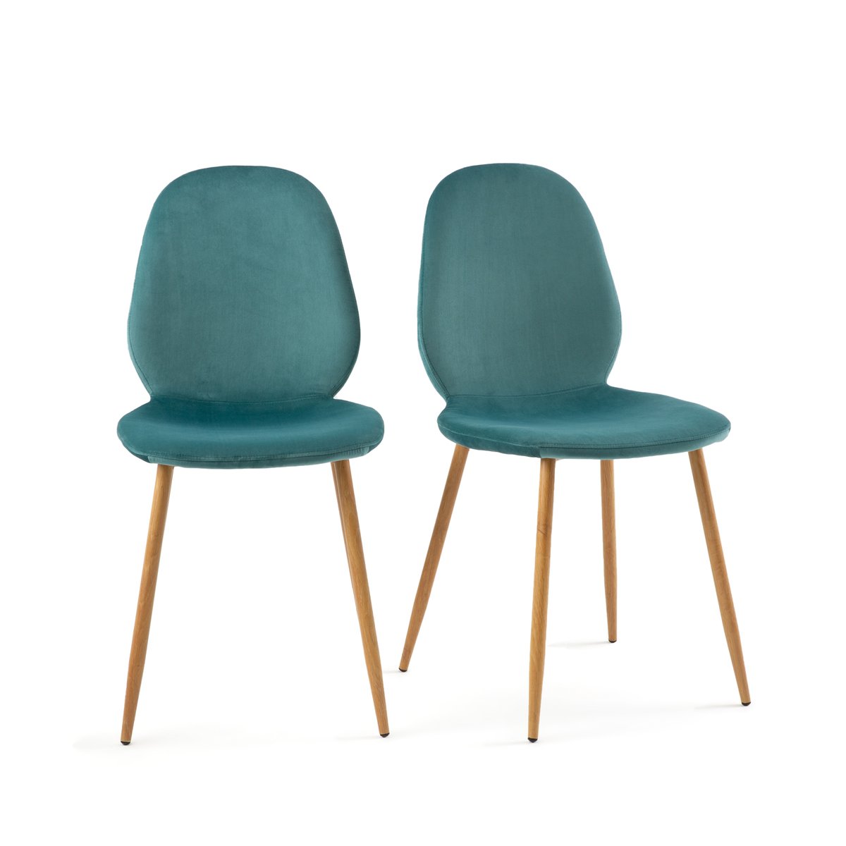 Комплект из 2 стульев для Столовой Lavergne единый размер зеленый