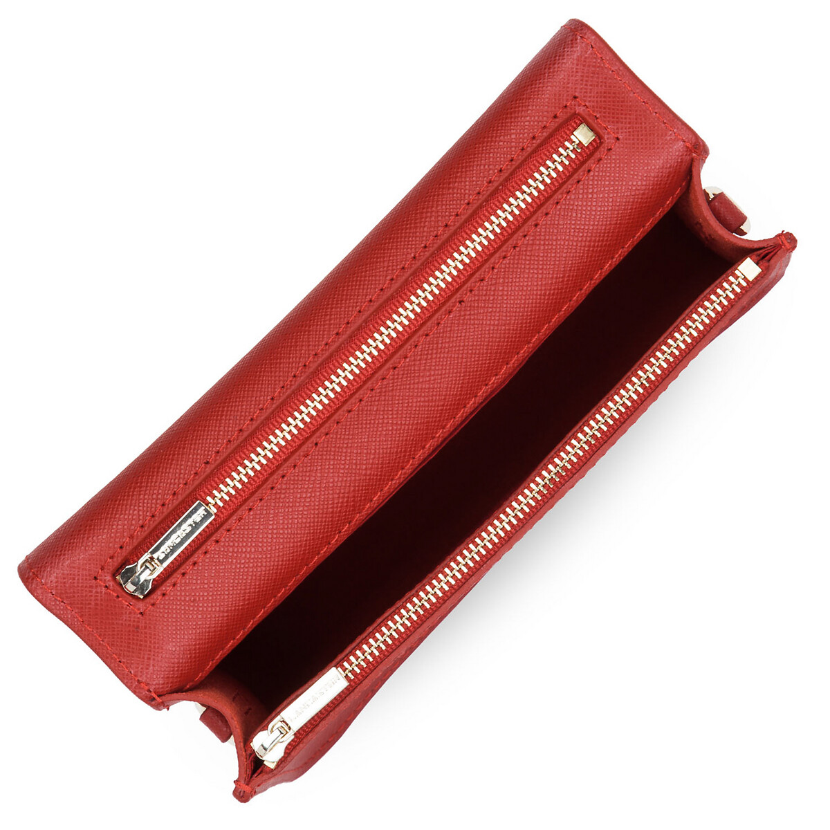 Сумка-клатч LANCASTER С ремешком из кожи SAFFIANO SIGNATURE единый размер красный - фото 4