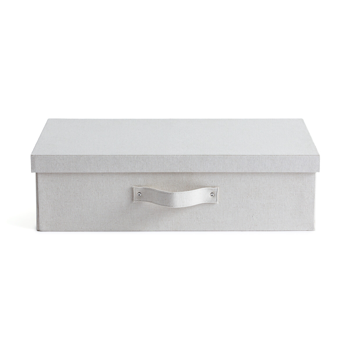 Коробка LaRedoute Коробка Для хранения из льна Lisandre единый размер бежевый