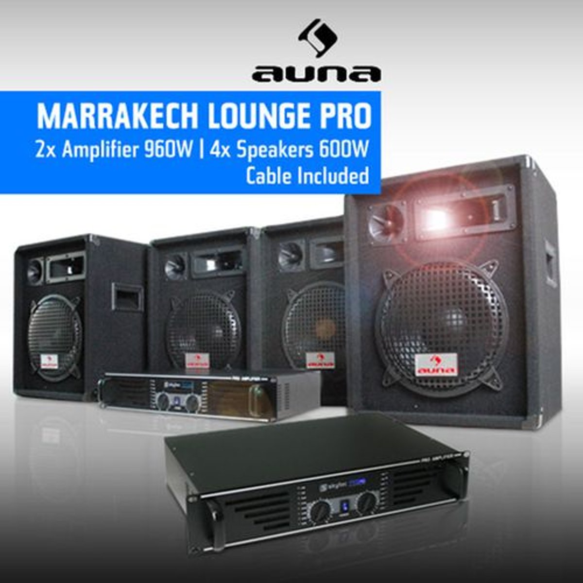 DJPAproPacksono2ampli4HPenceintesetkit2400W