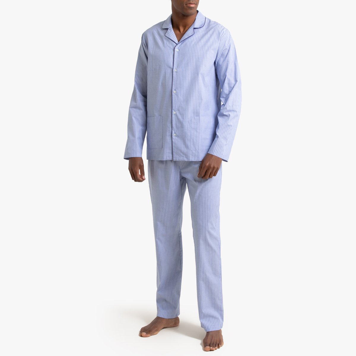 

Пижама LaRedoute, Синий, Из поплина XXL синий