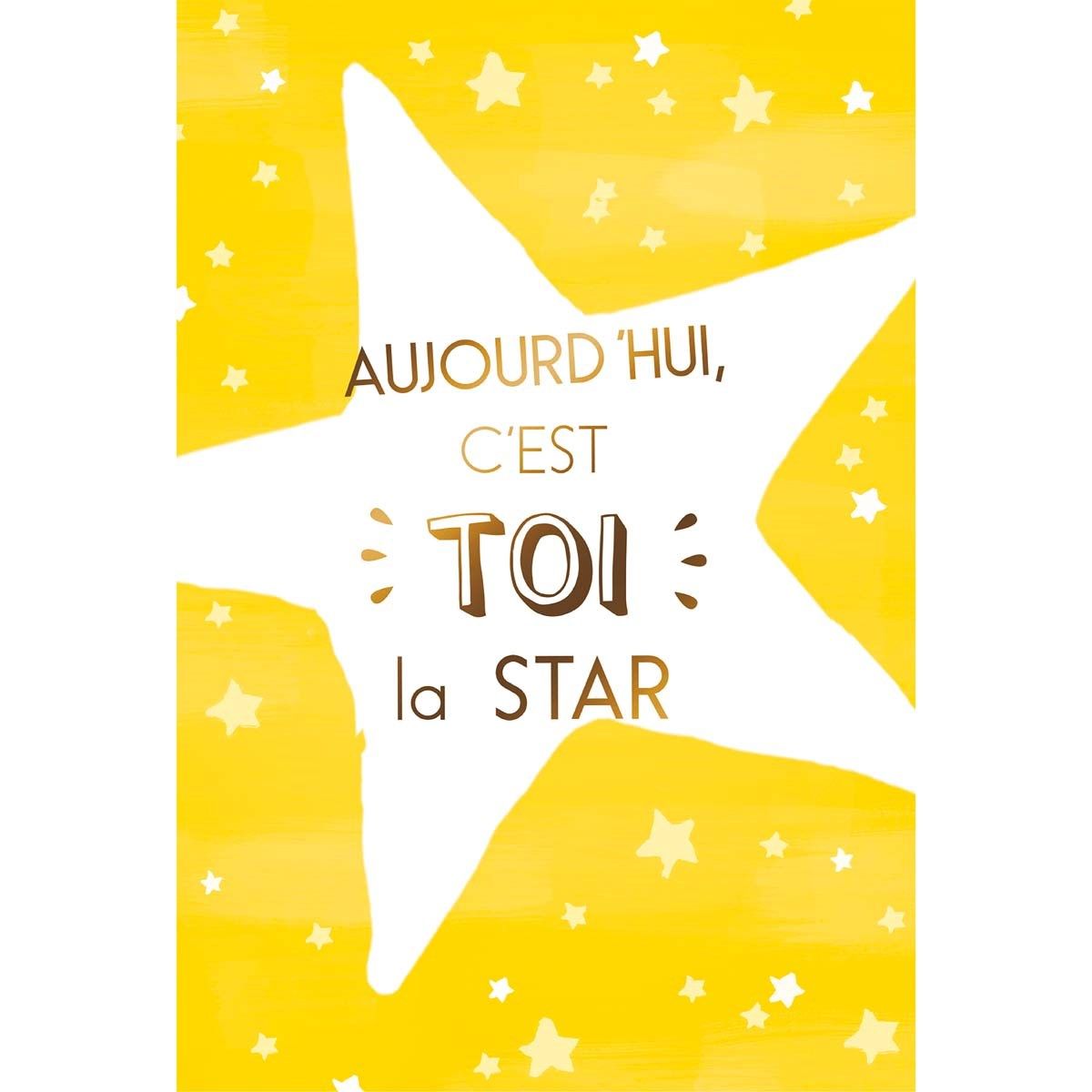 Carte C'est toi la star