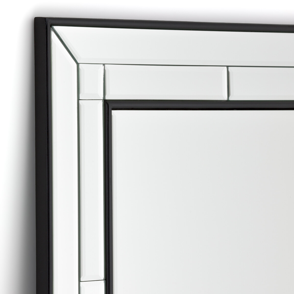 Зеркало Прямоугольное 100x160 см со скошенной кромкой Andella единый размер черный LaRedoute - фото 3