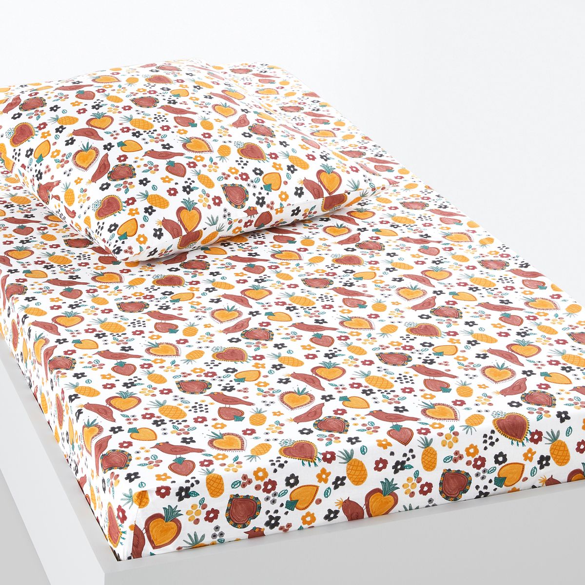 Drap-housse en coton biologique, Rosanna