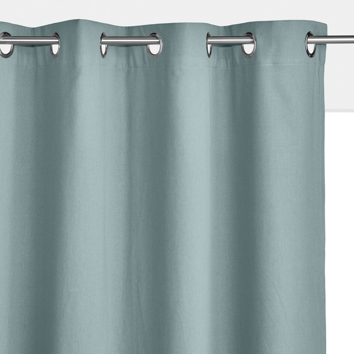 Image of Taima Linen/Cotton Single Blackout Lined Curtain with Eyelets