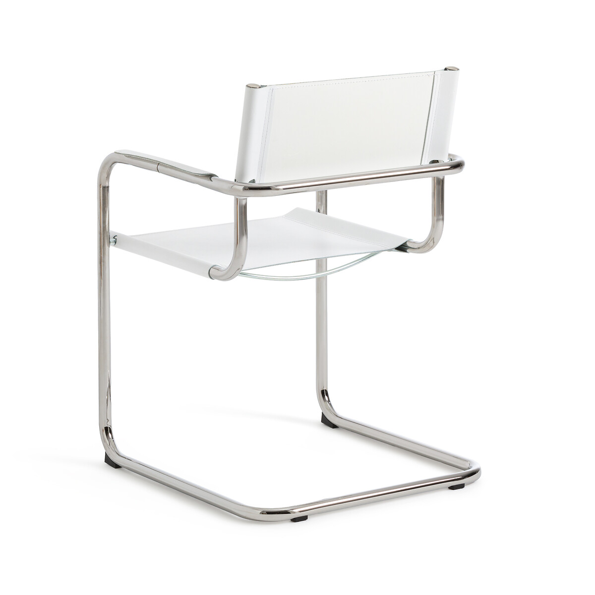 Кресло Из кожи для столовой Winset единый размер белый LaRedoute - фото 4