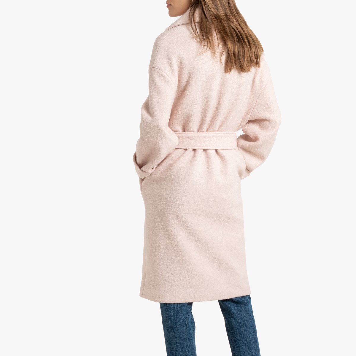 Пальто La Redoute Средней длины 42 (FR) - 48 (RUS) розовый, размер 42 (FR) - 48 (RUS) Средней длины 42 (FR) - 48 (RUS) розовый - фото 4