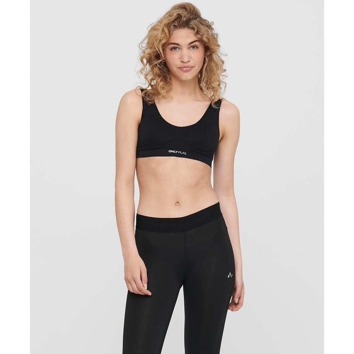 

Спортивный LaRedoute, Черный, Спортивный топ-бюстгальтер L черный