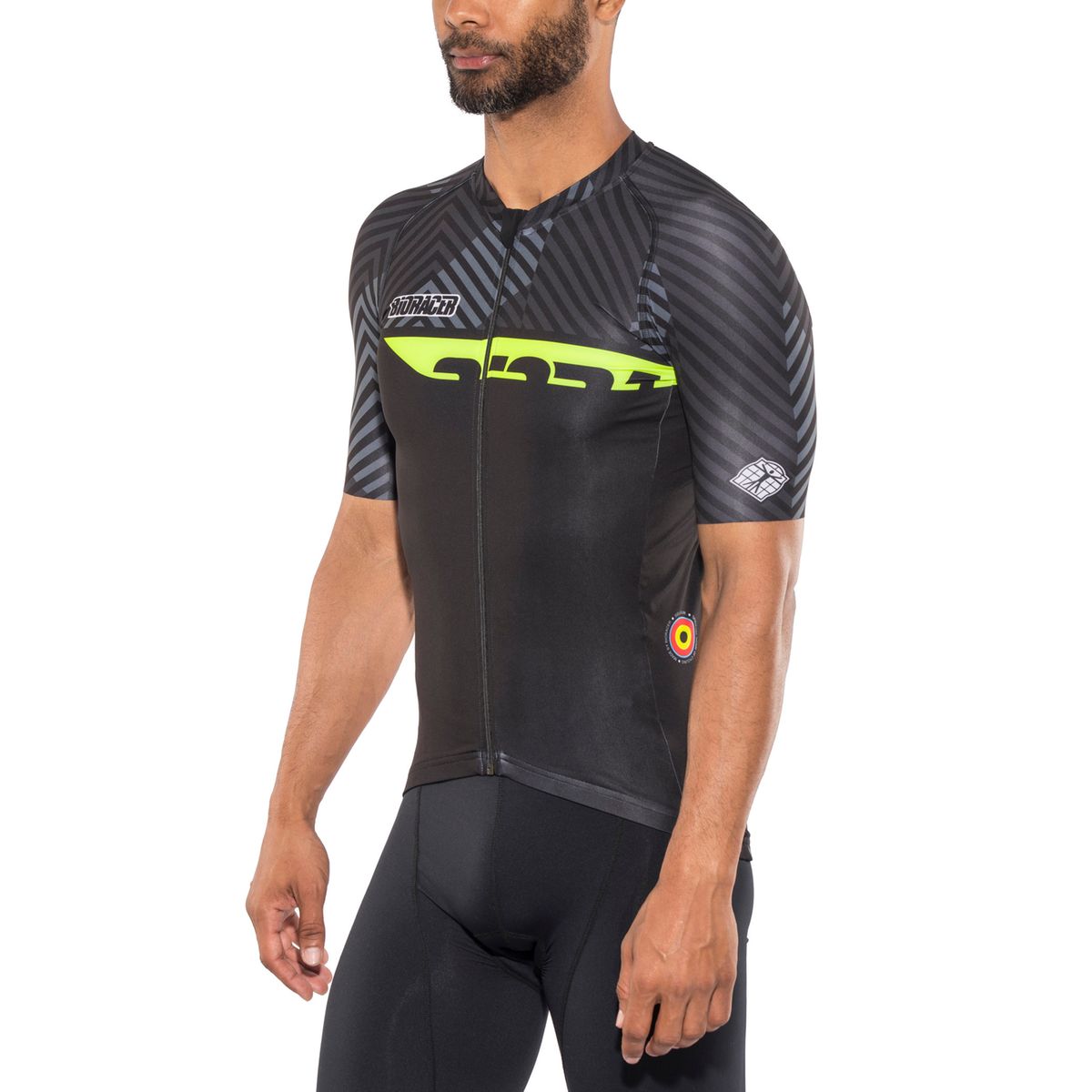 Spitfire Dazzle - Maillot manches courtes Homme - gris/noir
