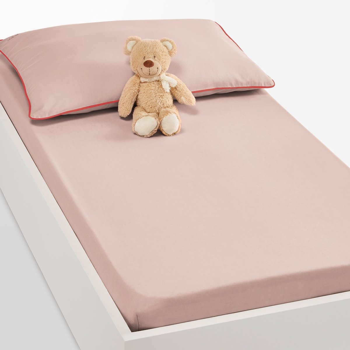 

Комплект из однотонных детских La Redoute, Розовый, Натяжных простыней Xelie 70 x 140 см розовый