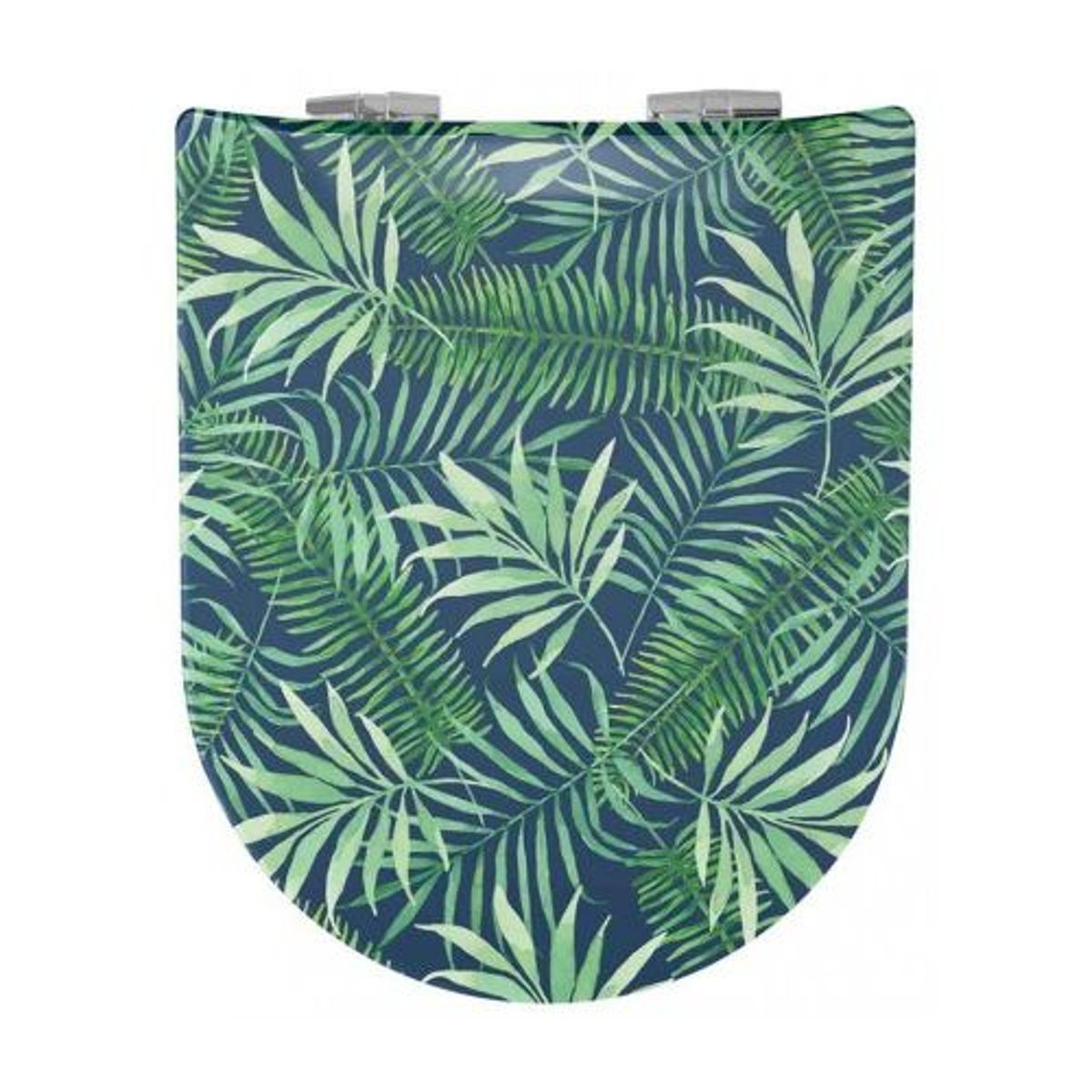 Abattant Double OLFA Déclipsable "Feuilles de Palmiers"
