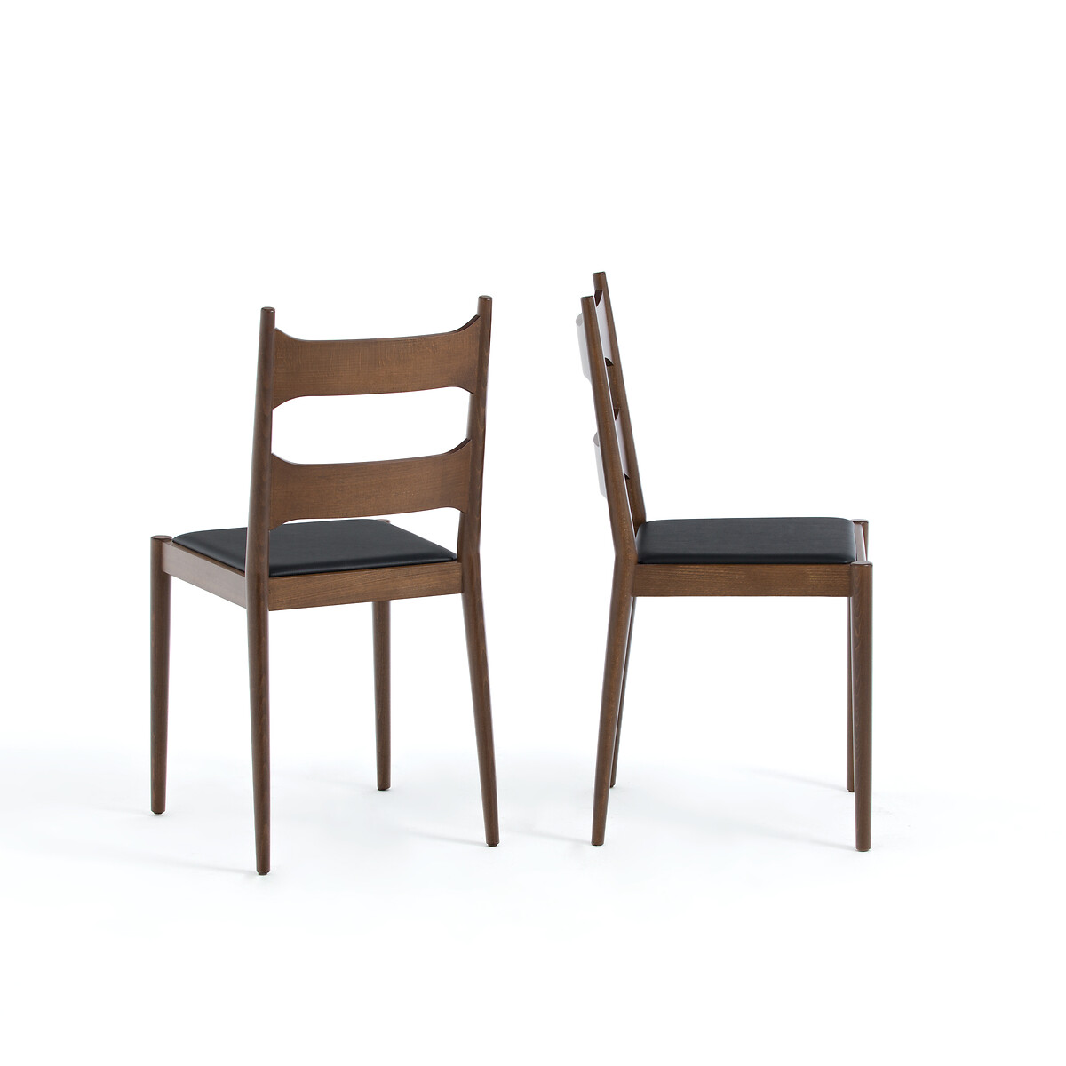 Комплект из 2 винтажных стульев Ilena единый размер каштановый LaRedoute - фото 2