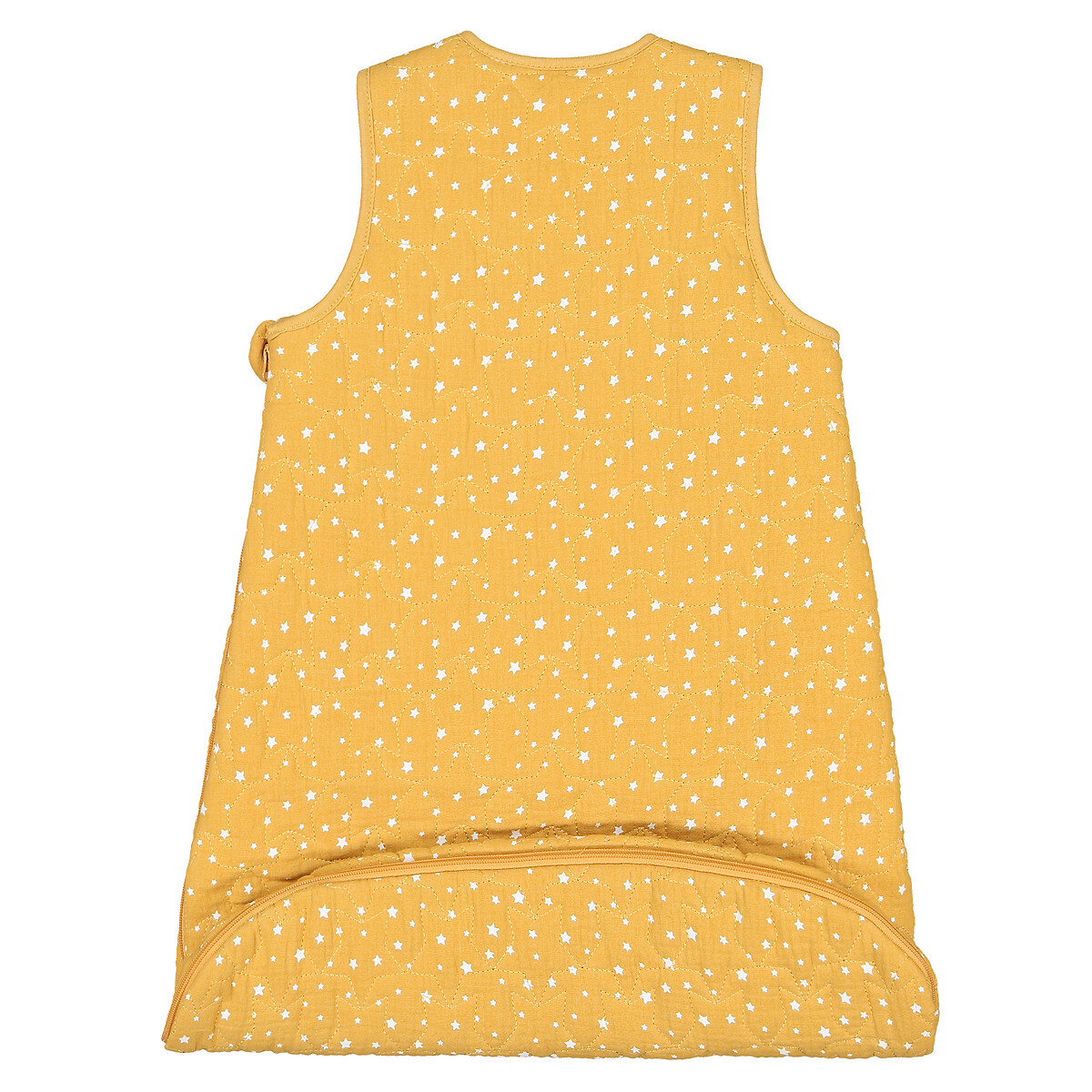 Конверт LaRedoute Для новорожденных из хлопчатобумажной газовой ткани с принтом звезды 2 года - 86 см желтый, размер 2 года - 86 см - фото 4