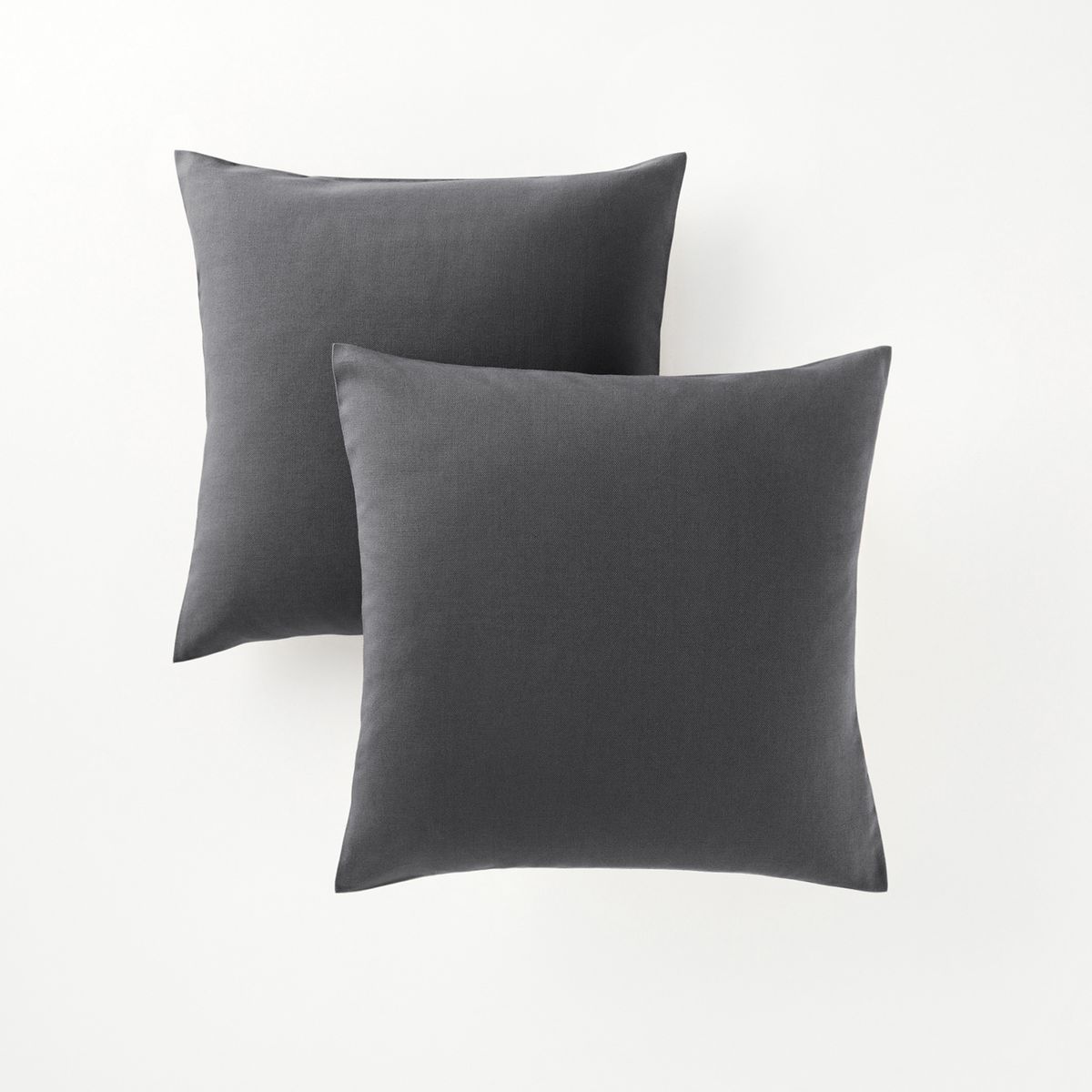 Lot de 2 housses coussin carrées ou rectangulaires