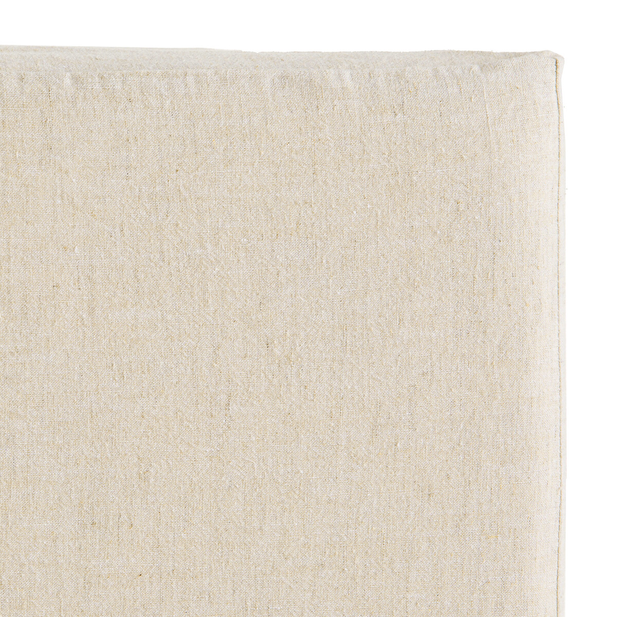 Чехол LaRedoute На кроватное изголовье из ткани шамбре Abella 90 x 85 см бежевый, размер 90 x 85 см - фото 2