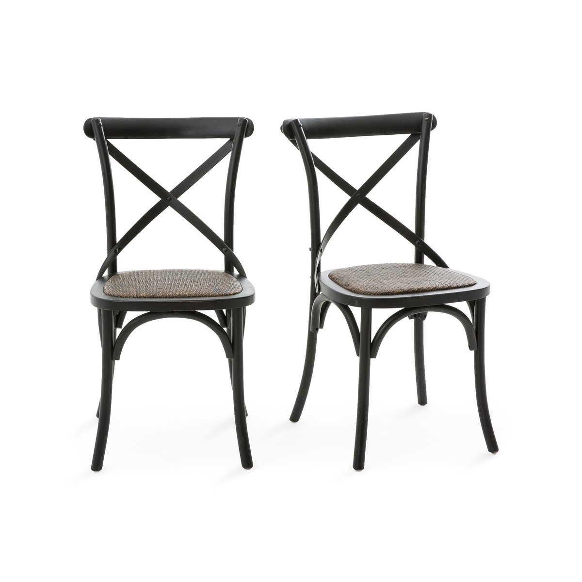 Набор из 2 стульев Humphrey комплект из 2 черный цена и фото