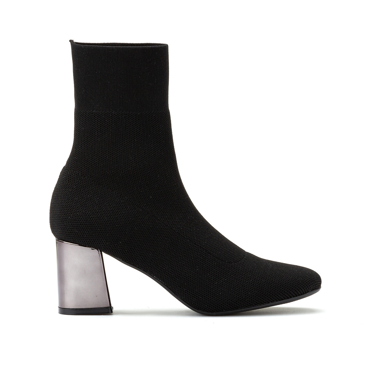 

Полусапоги LA REDOUTE COLLECTIONS, Черный, Полусапоги С металлическим каблуком 40 черный