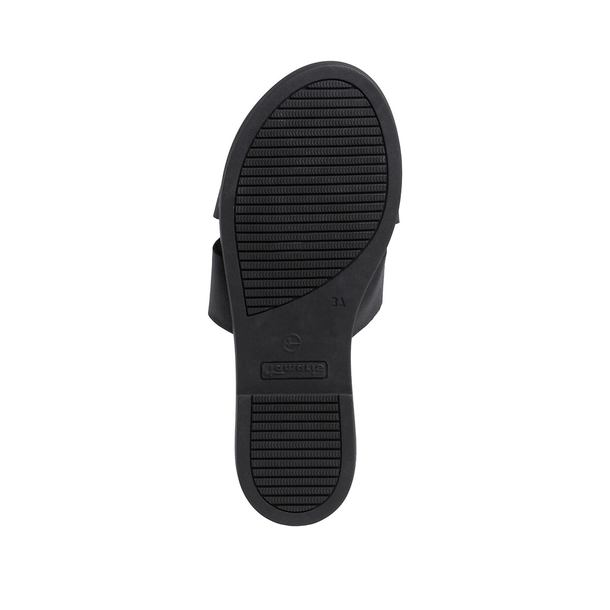 Туфли TAMARIS Без задника из кожи на маленьком каблуке 40 черный, размер 40 - фото 5