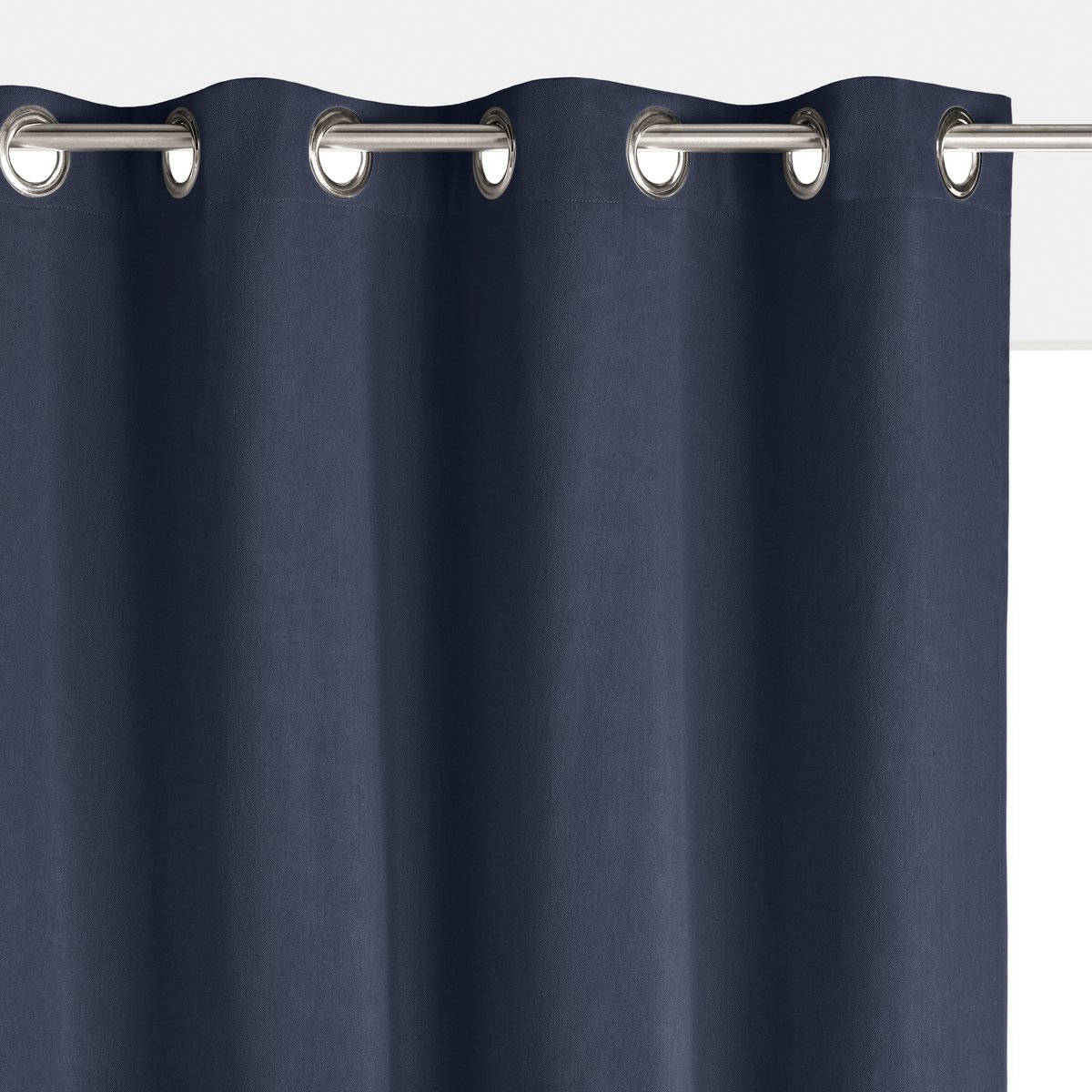 Image of Scenario Cotton Single Lined Blackout Curtain with Eyelets