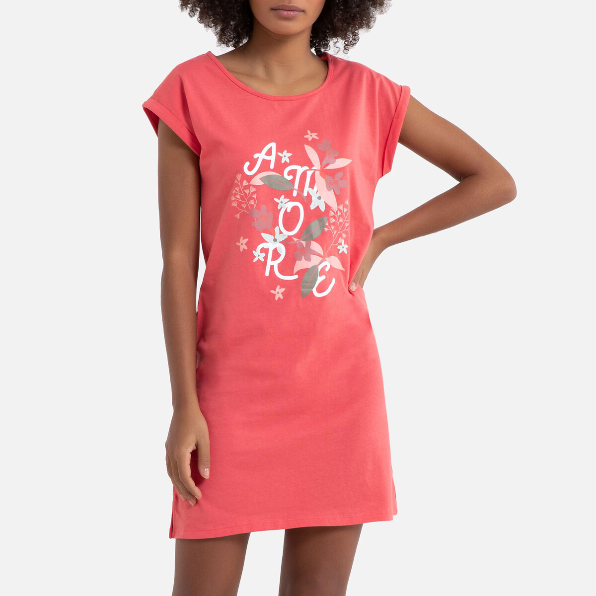 

Ночная La Redoute, Красный, Рубашка с рисунком в форме большой футболки 50/52 (FR) - 56/58 (RUS) красный