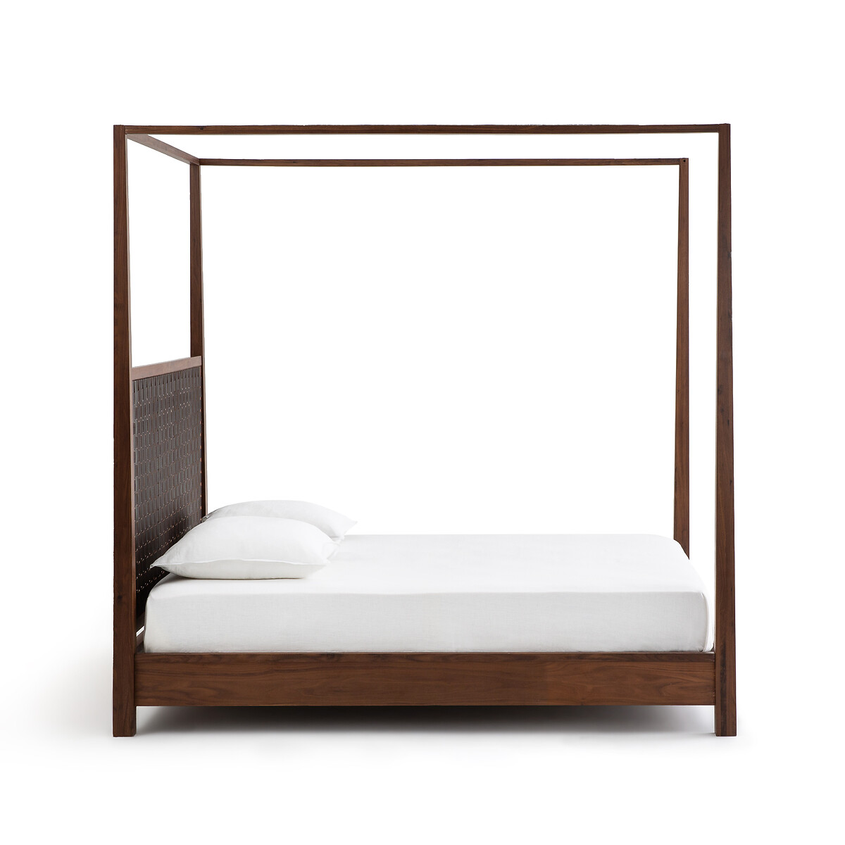 Кровать La Redoute С балдахином из массива орехового дерева Gilmour 180 x 200 см другие, размер 180 x 200 см - фото 2