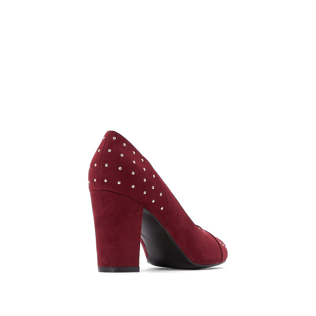 Туфли La Redoute На высоком каблуке с заклепками 36 красный, размер 36 - фото 3