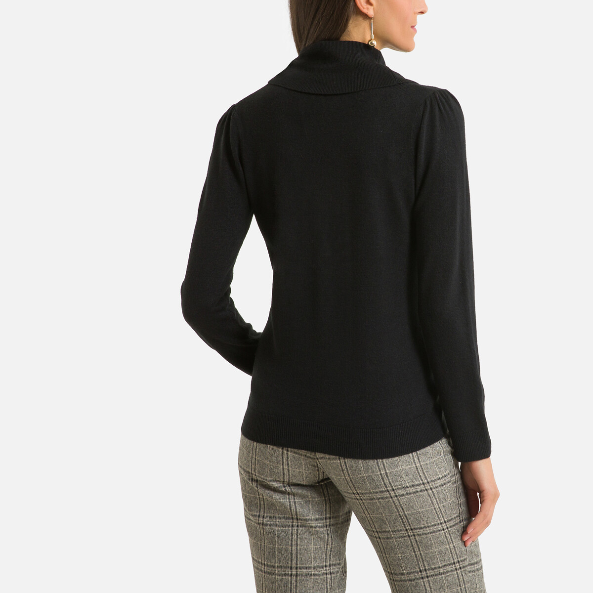 

Пуловер LaRedoute, Черный, Пуловер с круглым вырезом и длинными рукавами из тонкого трикотажа 50/52 (FR) - 56/58 (RUS) черный